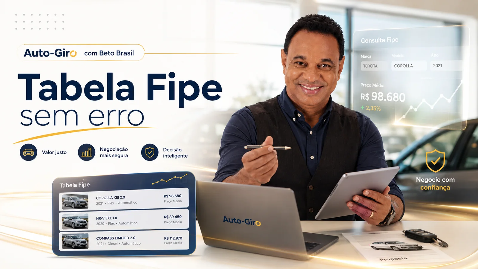 Tabela Fipe sem erro: como usar o valor de referência para comprar, vender e negociar melhor